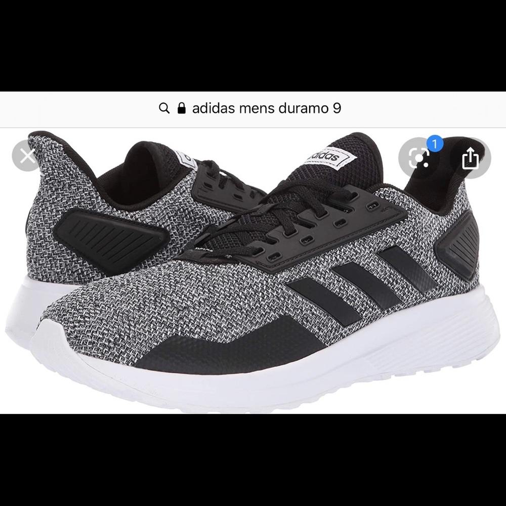 New Men’s adidas duramo 9 running shoes size 13